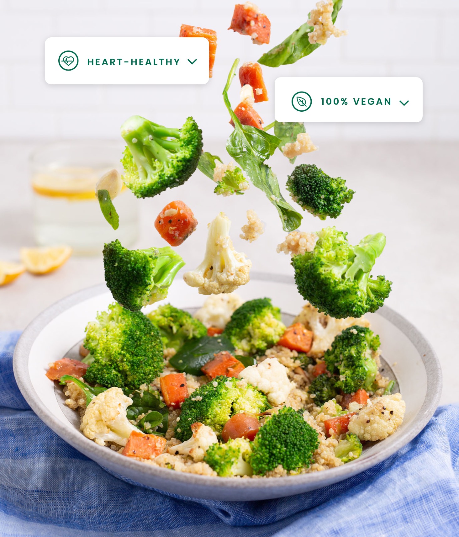 Broccoli vegan dish