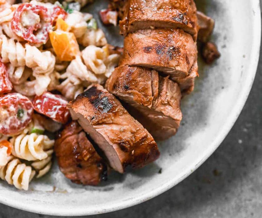 Go for lean pork loin for this dish to stay heart healthy. 